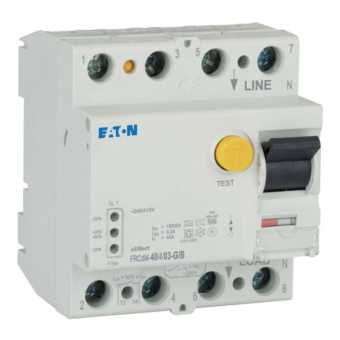 Eaton FI-Schalter 40A 4p 300mA FRCDM-40/4/03-G/B