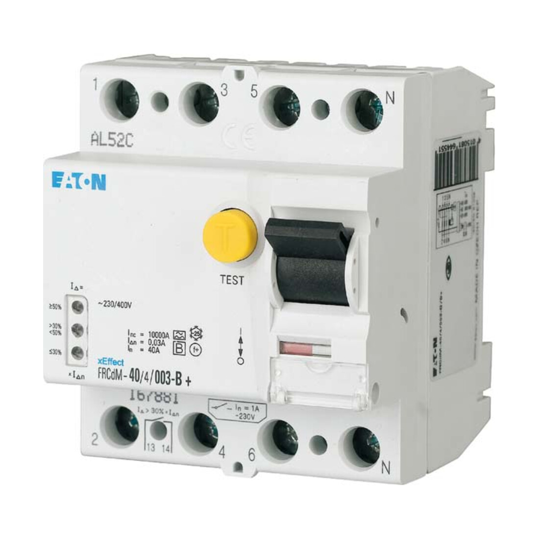 Eaton FI-Schalter 40A 4p 30mA FRCDM-40/4/003-G/B