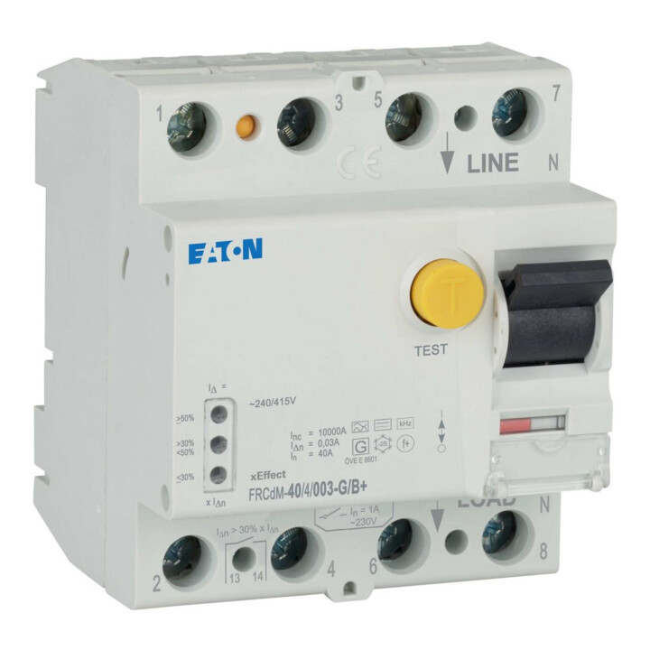 Eaton FI-Schalter 40A 4p 30mA FRCDM-40/4/003-G/B+