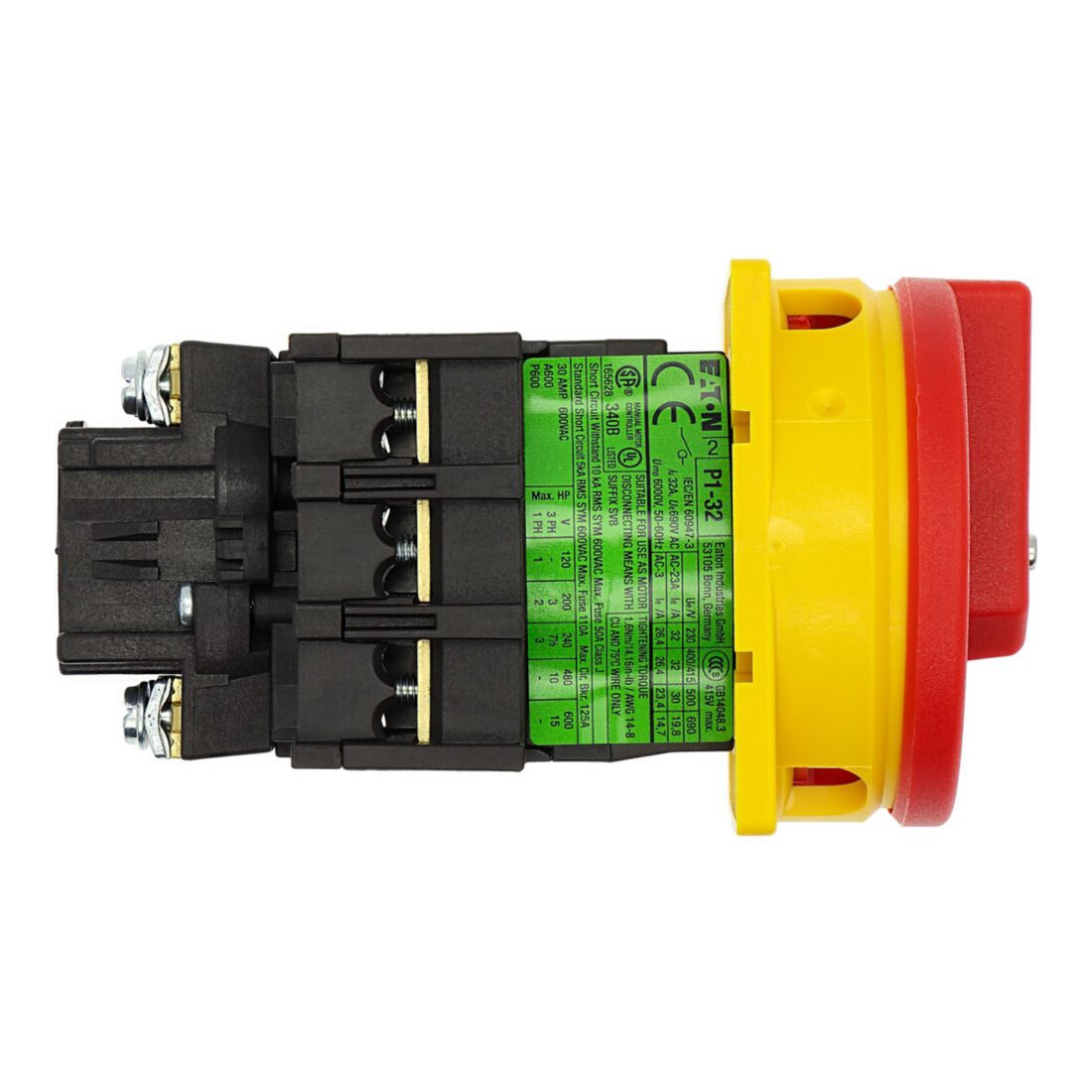 Eaton Hauptschalter Einbau/rot P1-32/EA/SVB