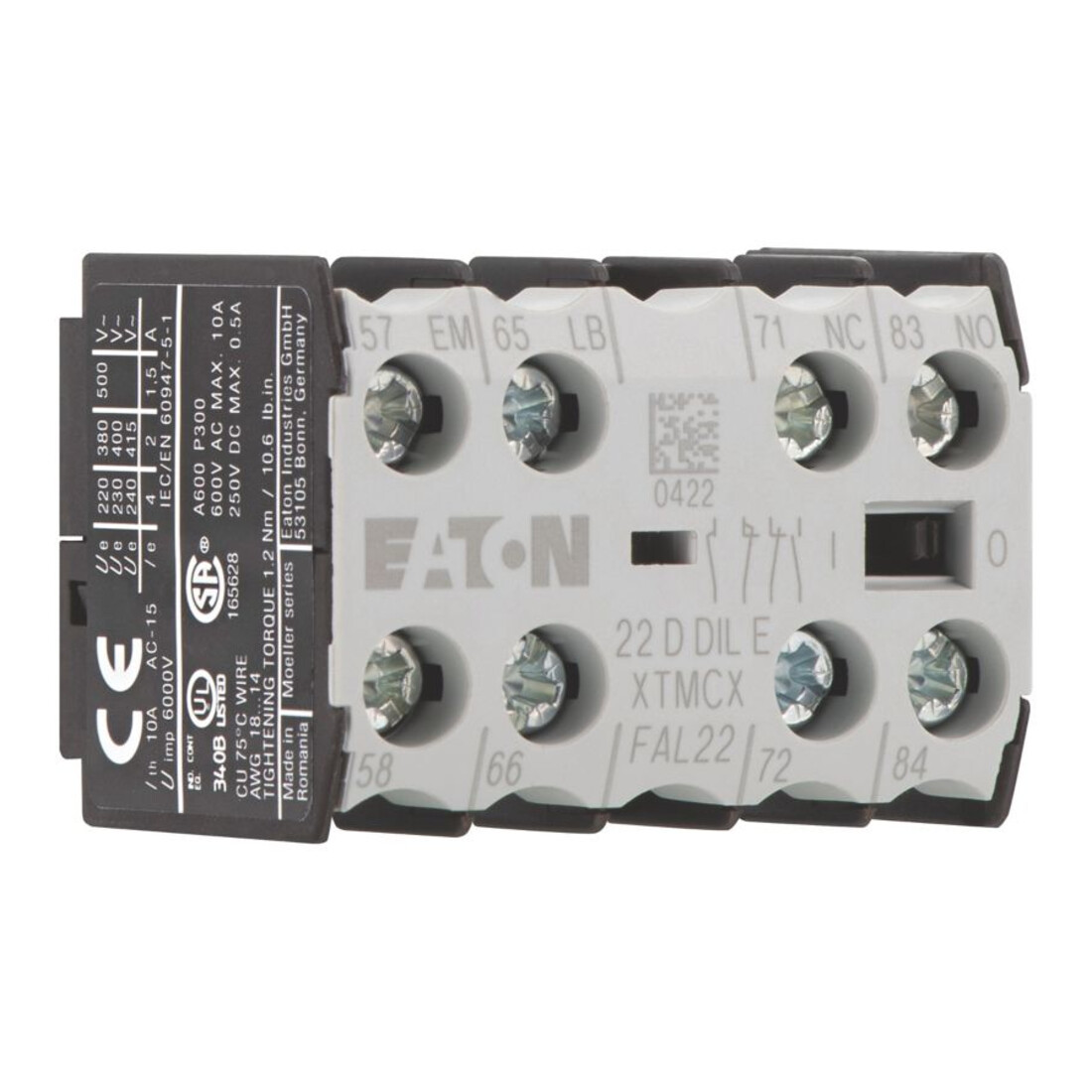 Eaton Hilfsschalterbaustein 1fS1sÖ1Ö1S,Zentr.Ab 22DDILE
