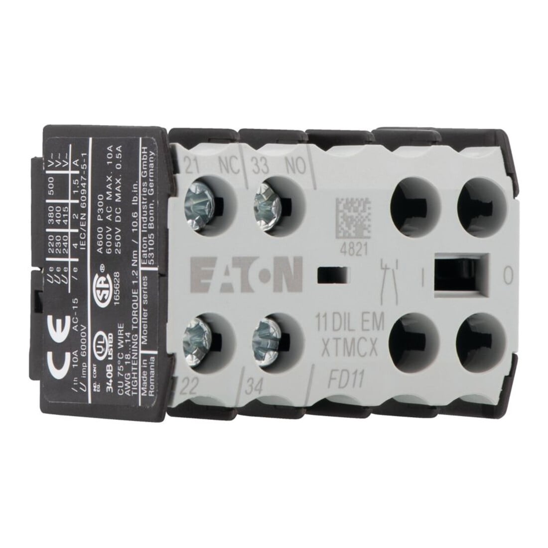 Eaton Hilfsschalterbaustein 1S+1Ö,Zentral-Aufbau 11DILEM