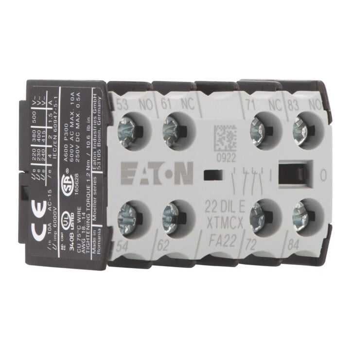 Eaton Hilfsschalterbaustein 2S+2Ö,Zentral-Aufbau 22DILE