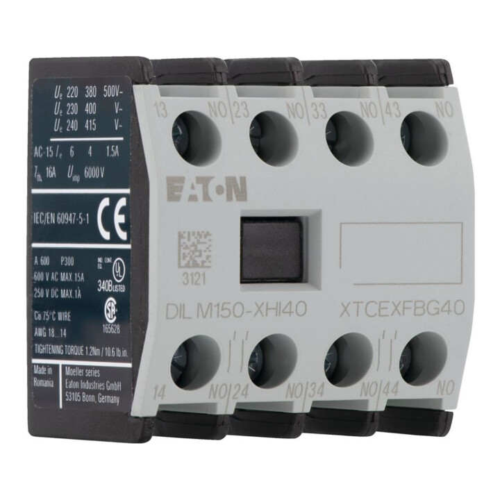 Eaton Hilfsschalterbaustein 4-polig DILM150-XHI40