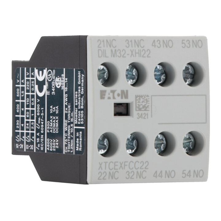 Eaton Hilfsschalterbaustein 4p. 2S2Ö DILM32-XHI22