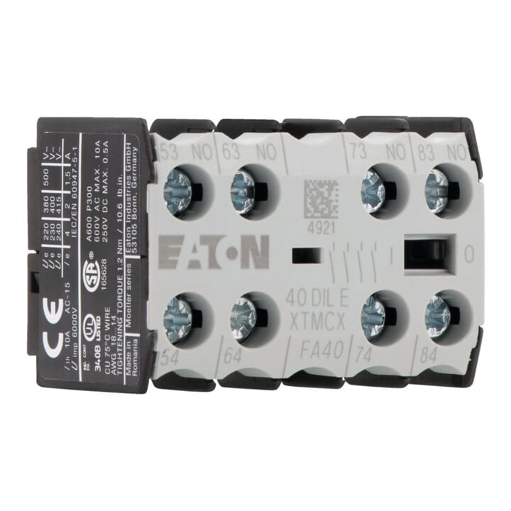 Eaton Hilfsschalterbaustein 4S,Zentral-Aufbau 40DILE