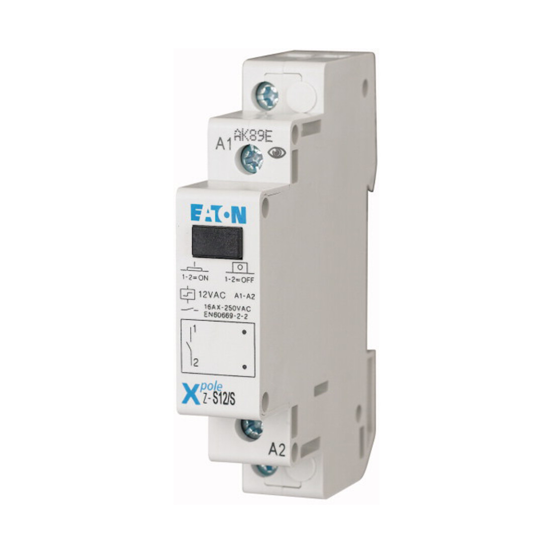 Eaton Interrupteur à impulsion 12VAC/16A/1S Z-S12/S