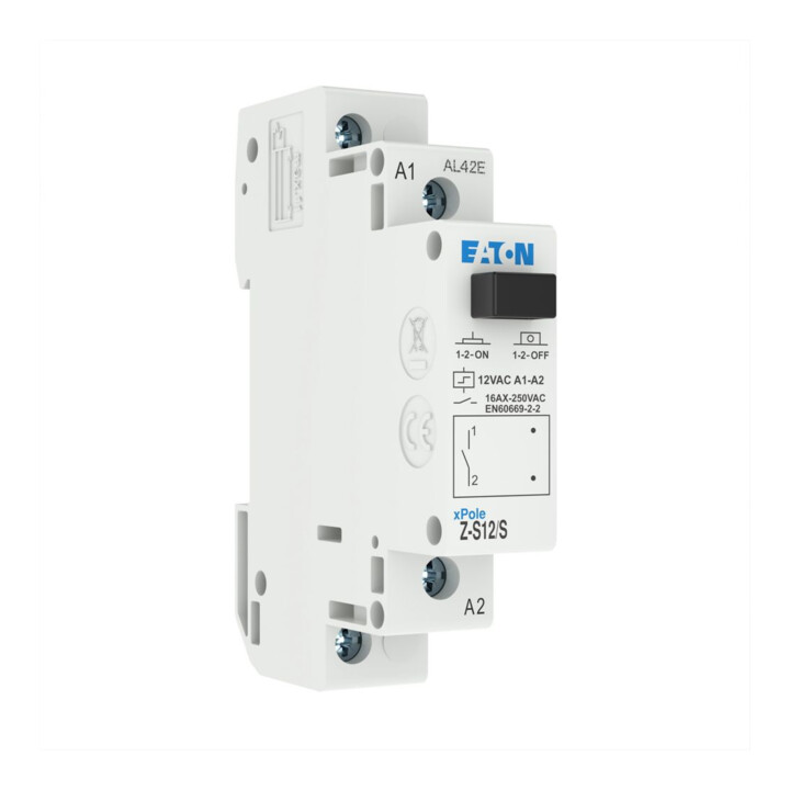 Eaton Interrupteur à impulsion 12VAC/16A/1S Z-S12/S