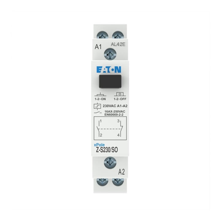 Eaton Interrupteur à impulsion 230VAC/16A/1S+1O Z-S230/SO