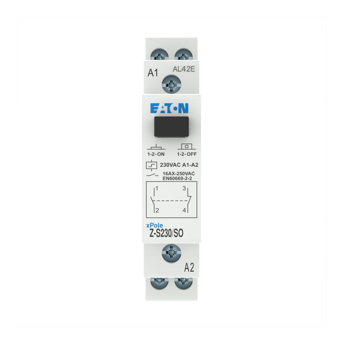 Eaton Interrupteur à impulsion 230VAC/16A/1S+1O Z-S230/SO