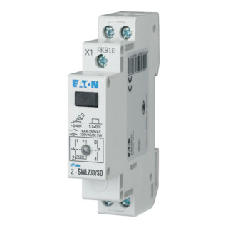 Eaton Interrupteur avec LED Z-SWL230/SO noir orange 16A 250V AC