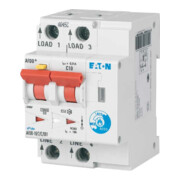 Eaton Interrupteur de protection incendie 2 pôles, B10A, 30mA AFDD-10/2/B/003-A-1