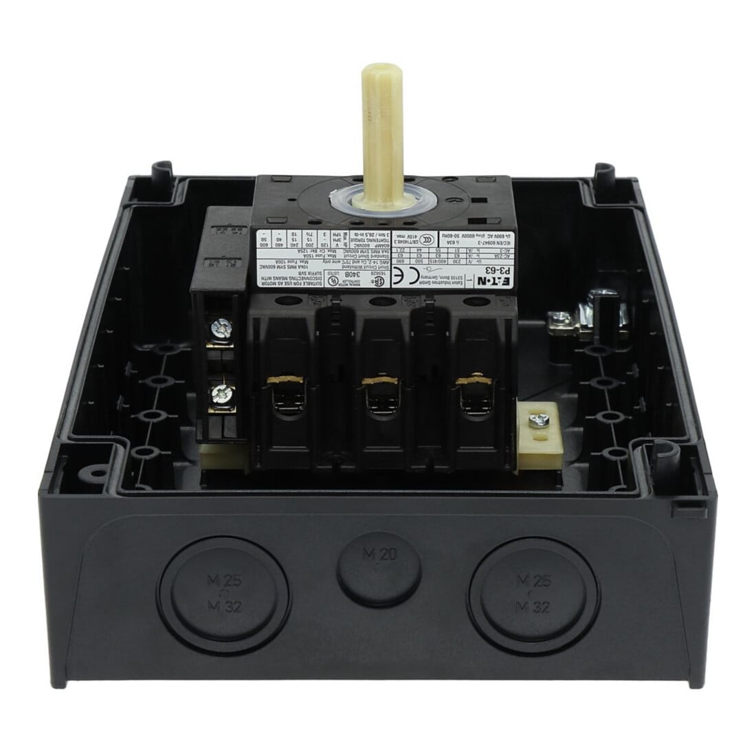 Eaton Interrupteur de sécurité 63A AP 1S/1Ö P3-63/I4-SI/HI11