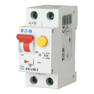 Eaton Interrupteur différentiel FI/LS B 10A 1p+N, 30mA PXK-B10/1N/003-A