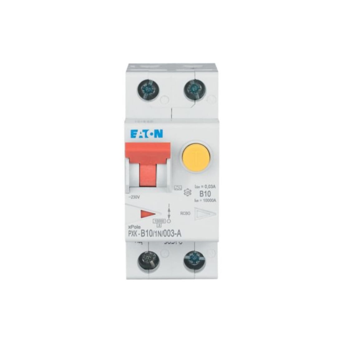 Eaton Interrupteur différentiel FI/LS B 10A 1p+N, 30mA PXK-B10/1N/003-A