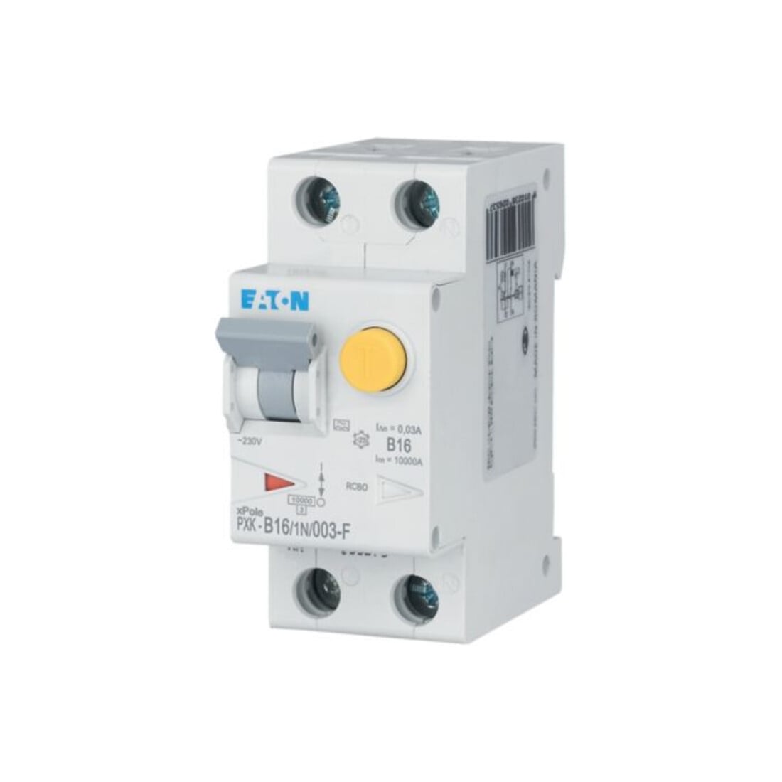 Eaton Interrupteur différentiel/sectionneur B 16A 1+N, 30mA PXK-B16/1N/003-F