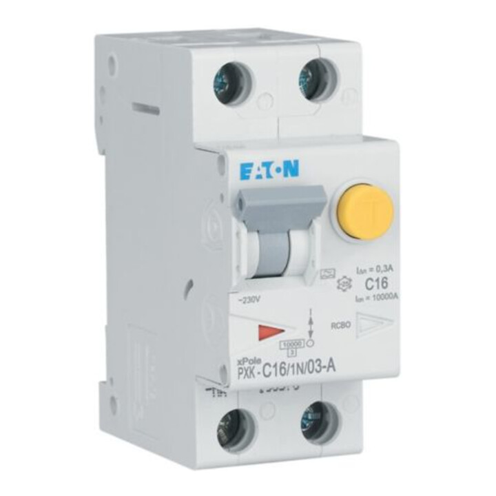 Eaton Interrupteur différentiel/sectionneur C 16A 1p+N 300mA PXK-C16/1N/03-A