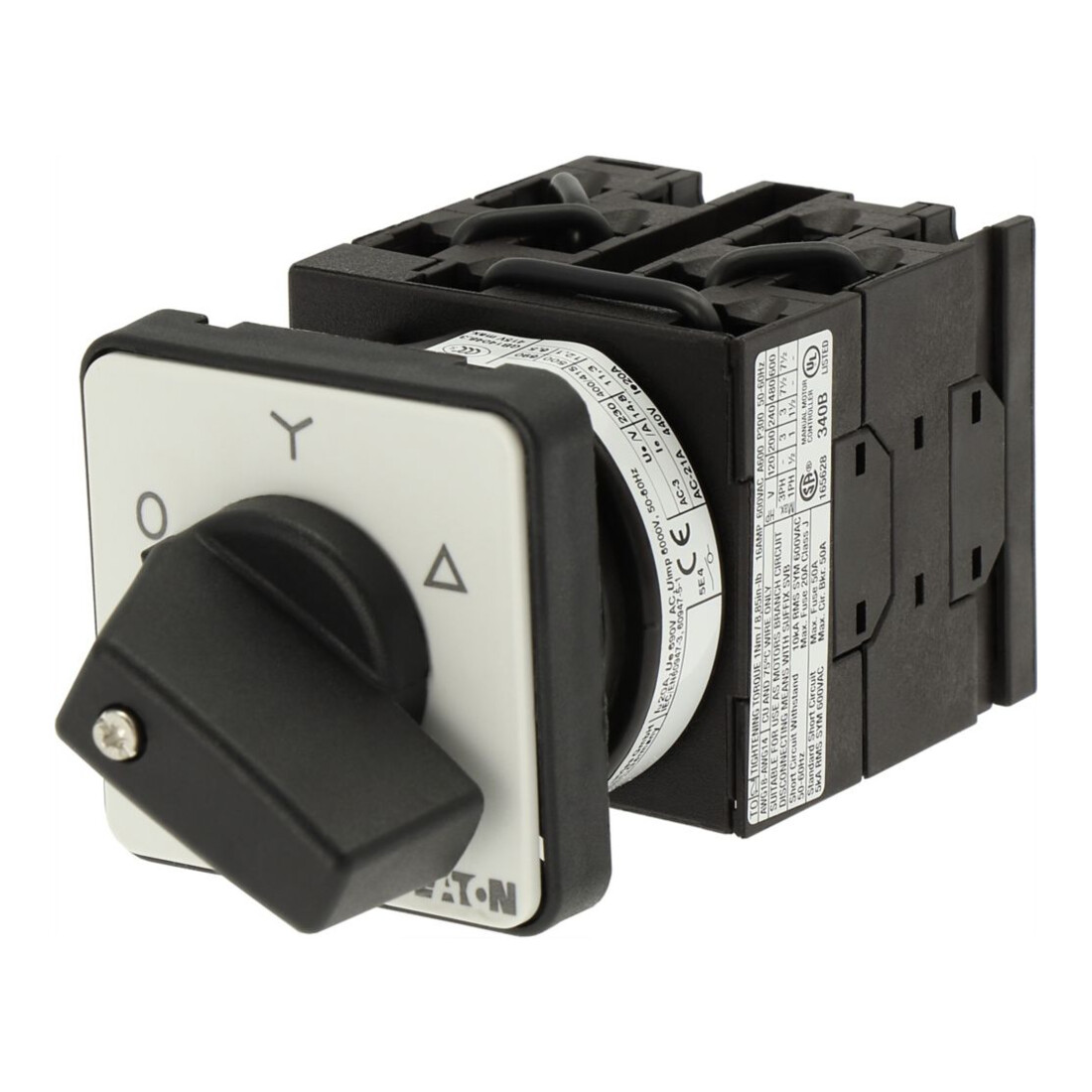 Eaton Interrupteur étoile-triangle 20A, 5,5 kW, 3p, IP65 T0-4-8410/E