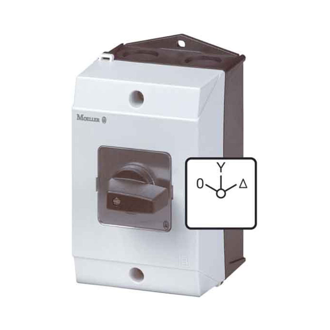 Eaton Interrupteur étoile-triangle 20A, 5,5 kW, 3p, IP65 T0-4-8410/I1