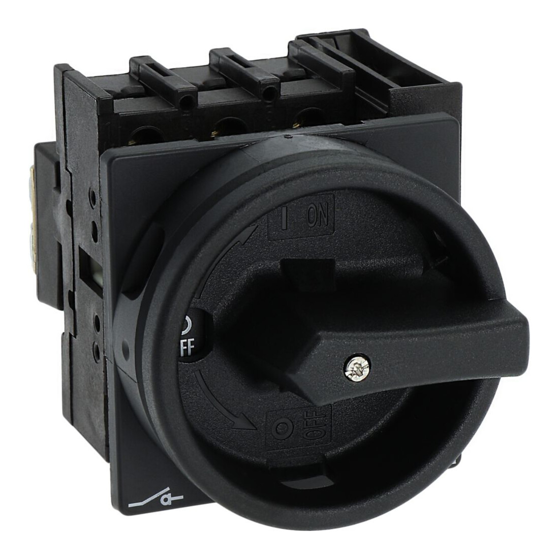 Eaton Interrupteur principal encastré/noir/1P1O P1-32/EA/SVB-SW/HI11