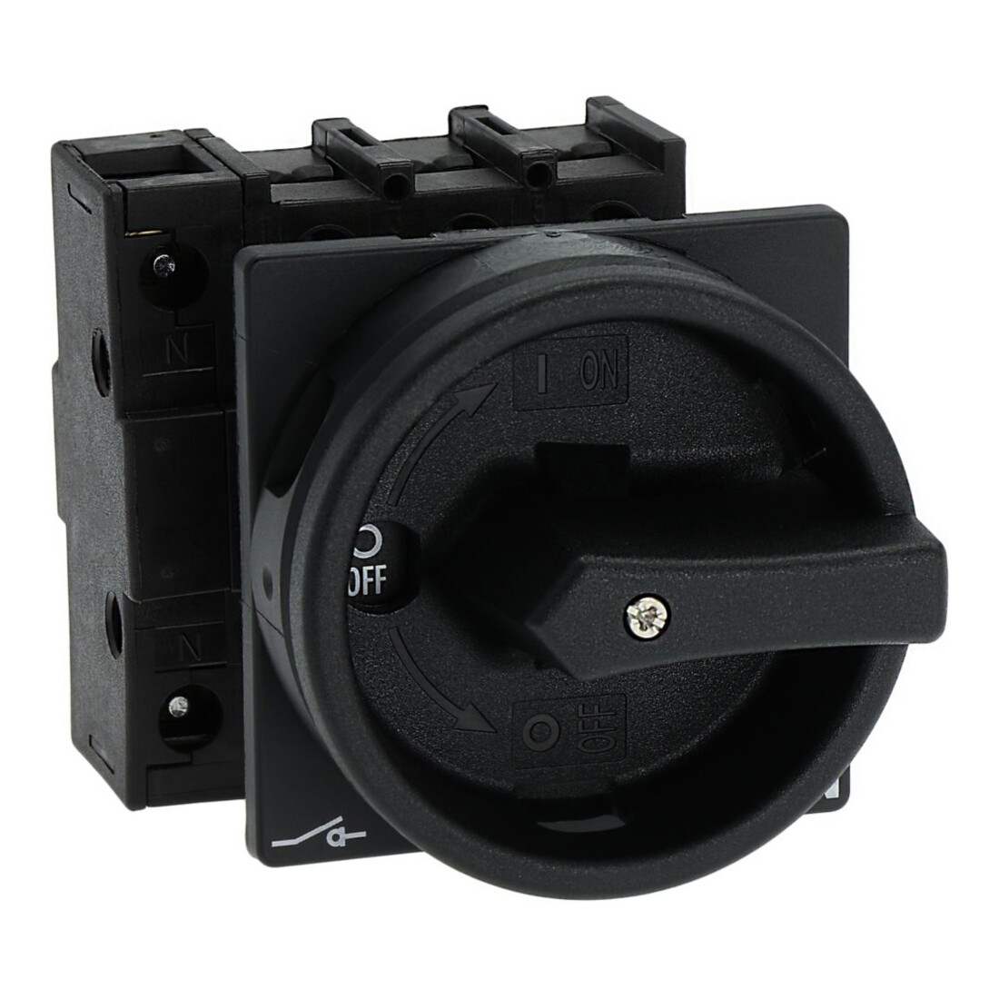 Eaton Interrupteur principal encastré/noir/N P1-32/EA/SVB-SW/N