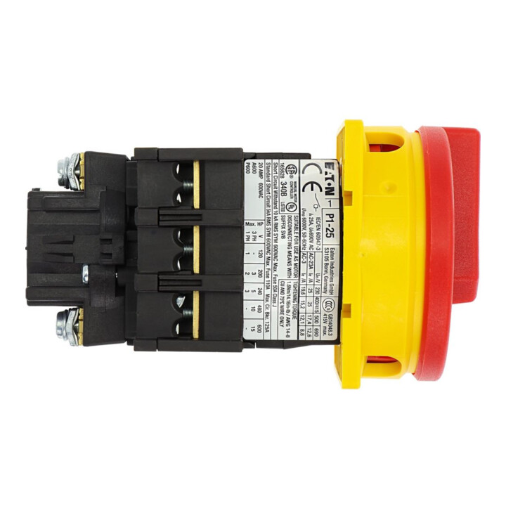 Eaton Interrupteur principal encastré/rouge P1-25/EA/SVB