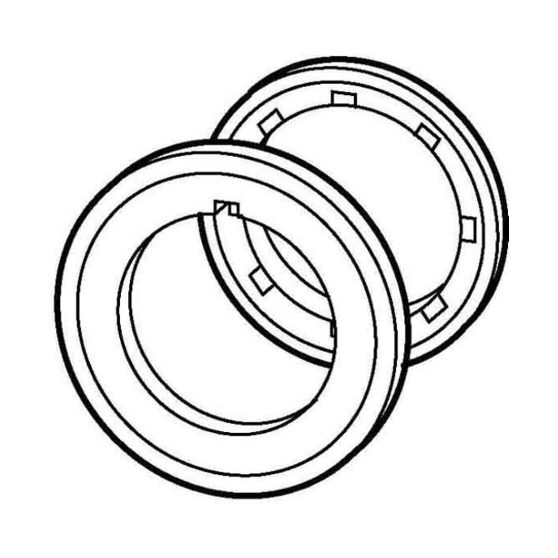 Eaton Jeu de bagues de réduction M22S-R30