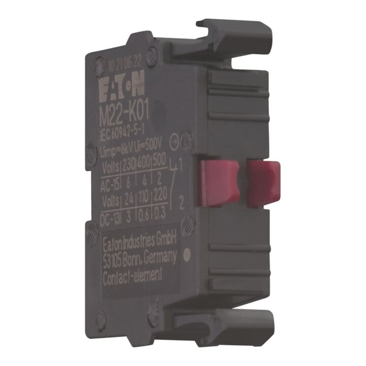 Eaton Kontaktelement 1Ö, Front M22-K01