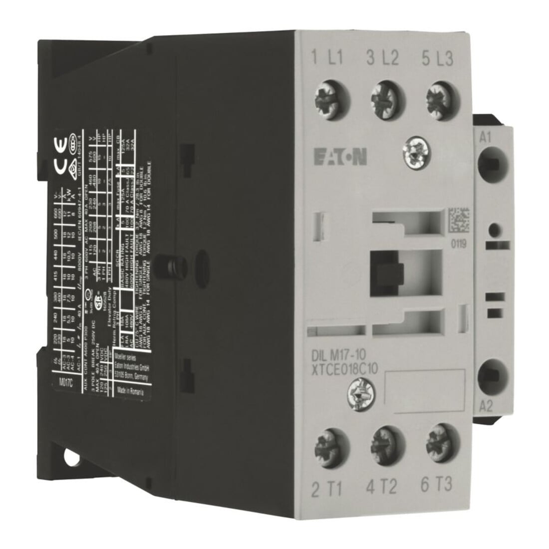 Eaton Leistungsschütz 1S 7,5kW/400V,AC DILM17-10(110V50HZ)