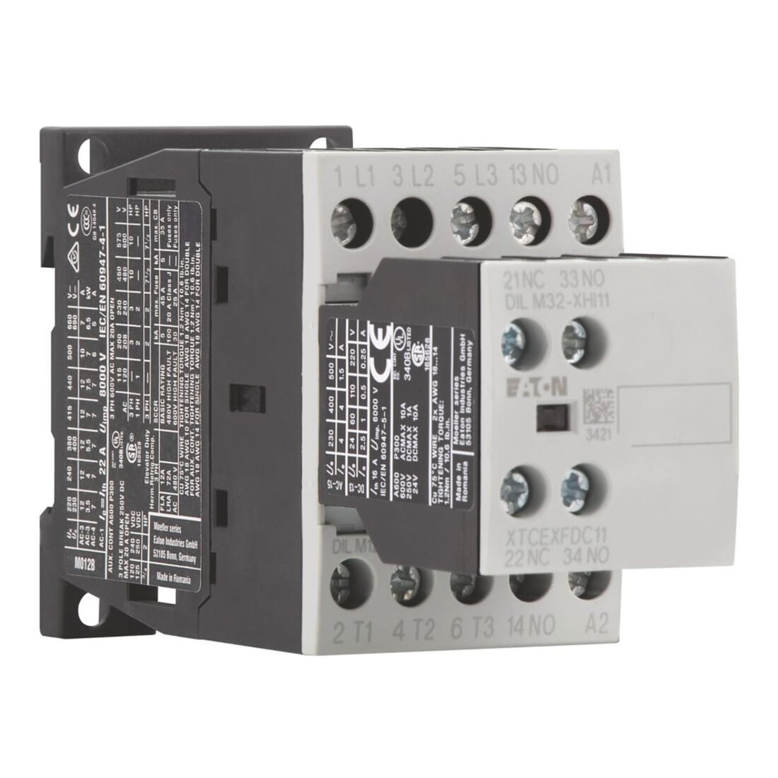 Eaton Leistungsschütz 2S1Ö 5, 5KW/400V, AC DILM12-21(230V50HZ)