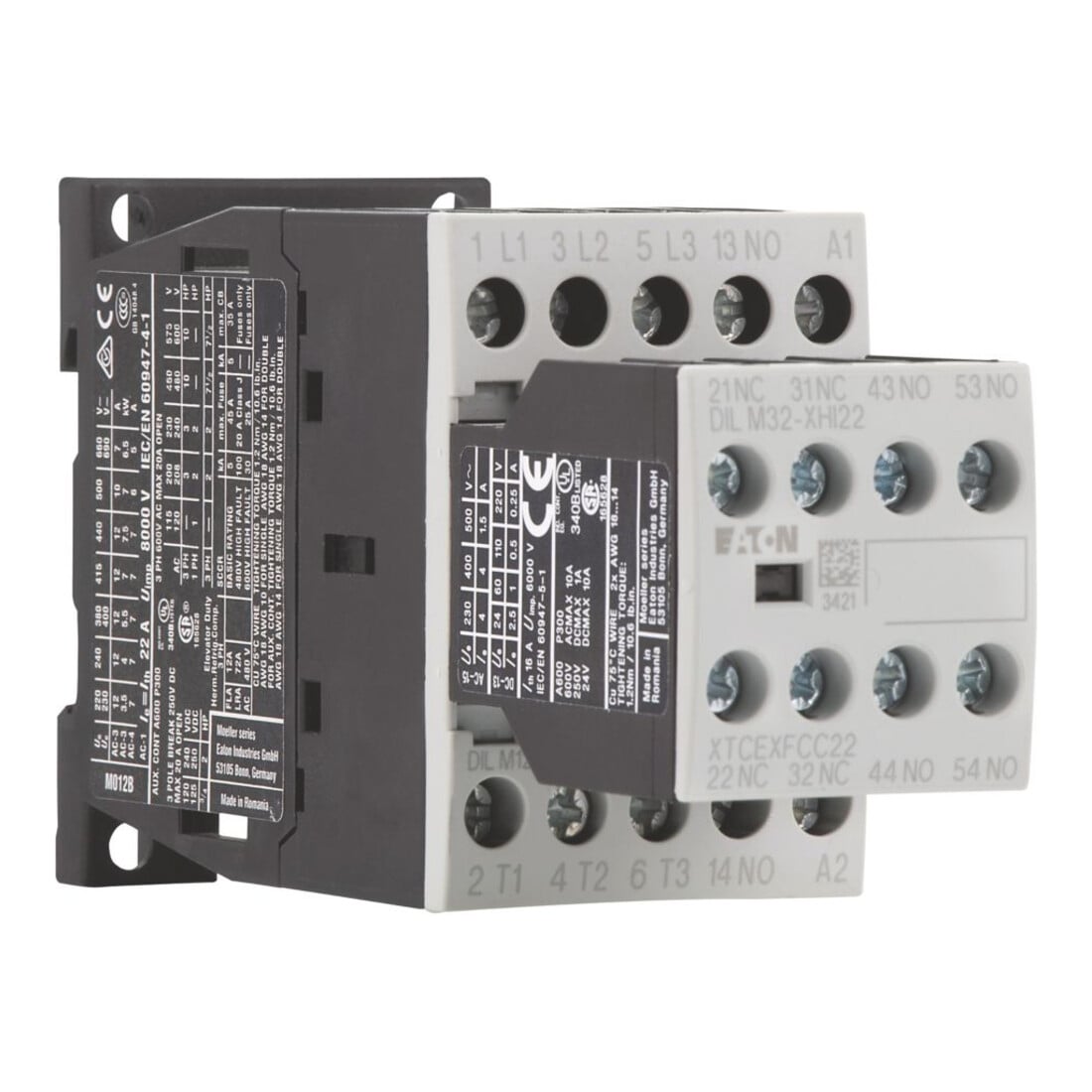 Eaton Leistungsschütz 3S2Ö 5, 5KW/400V, AC DILM12-32(230V50HZ)