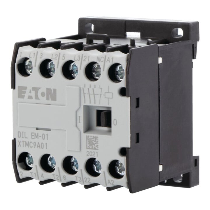 Eaton Leistungsschütz AC-3/400V:4kW 3p DC DILEM-01-G(24VDC)