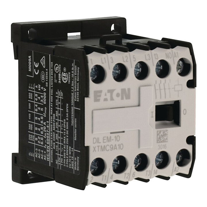 Eaton Leistungsschütz AC-3/400V:4kW 3p DC DILEM-10-G(24VDC)