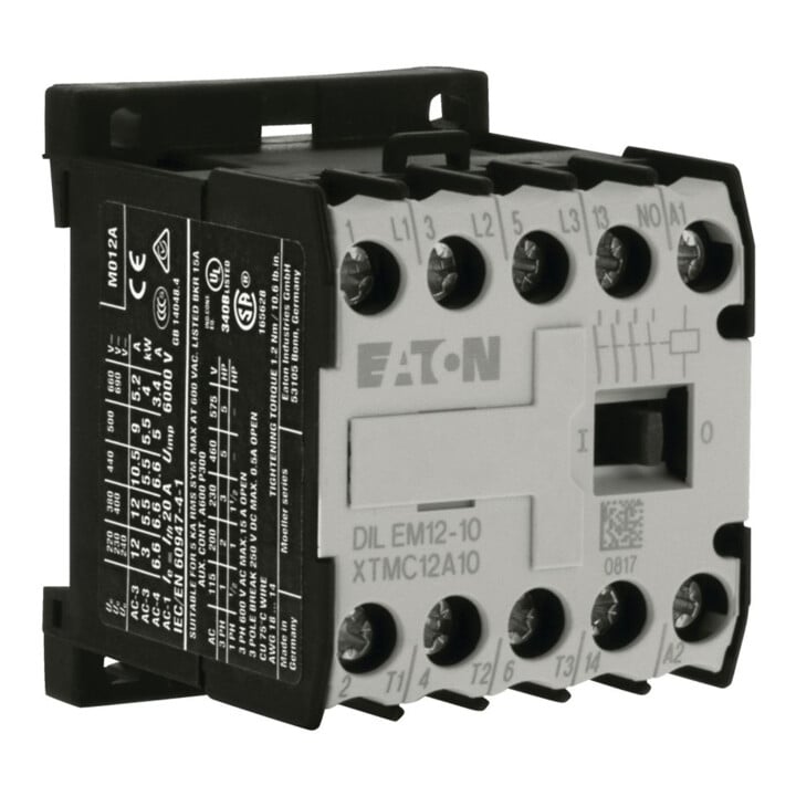 Eaton Leistungsschütz AC-3/400V:5,5kW 3p DILEM12-10-G(24VDC)