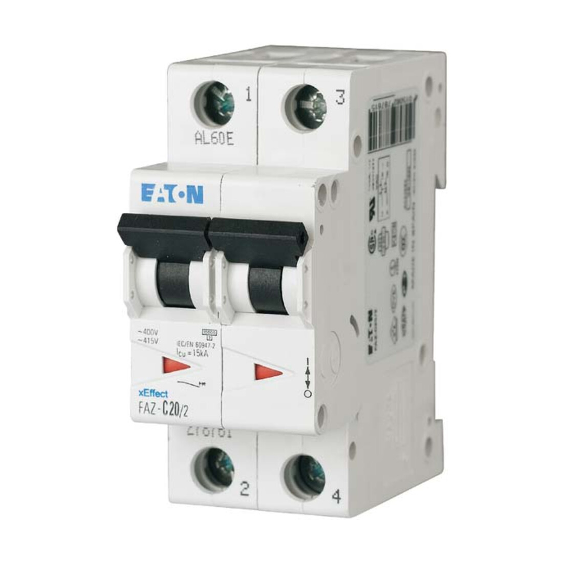Eaton Leitungsschutzschalter B 16A, 2p FAZ-B16/2