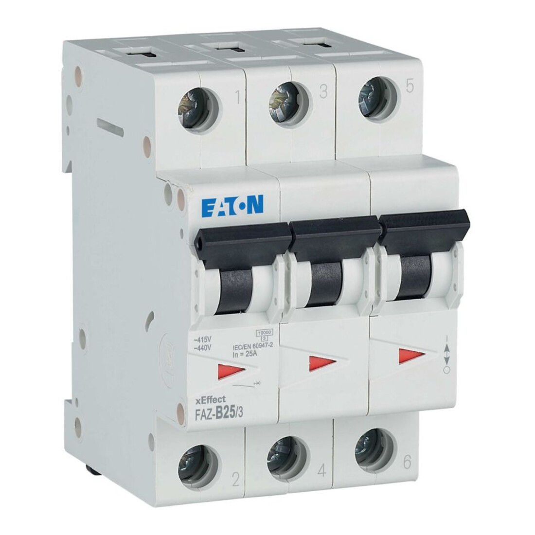 Eaton Leitungsschutzschalter B 25A, 3p FAZ-B25/3