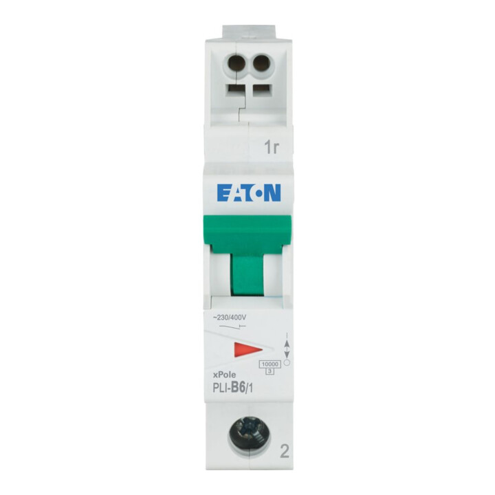 Eaton Leitungsschutzschalter B 6A 1-polig PLI-B6/1 Steckkl.