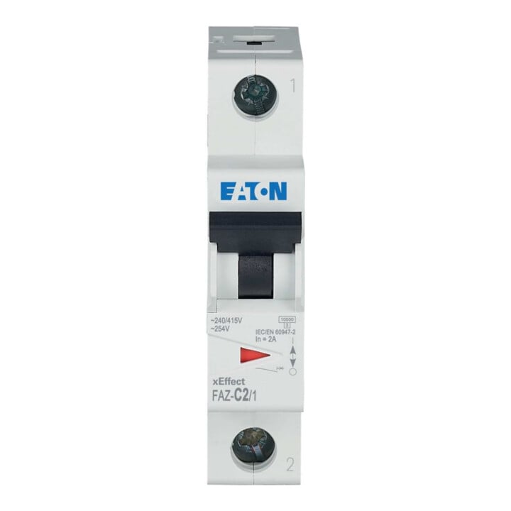 Eaton Leitungsschutzschalter C 2A, 1p FAZ-C2/1