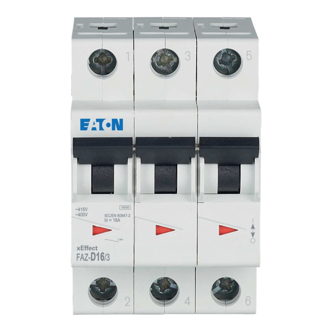 Eaton Leitungsschutzschalter D 16A, 3p FAZ-D16/3