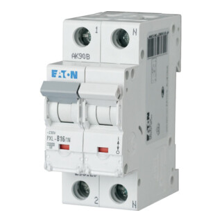 Eaton Leitungsschutzschalter PXL-B16/1N B 16A 1p+N