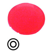 Eaton Lentille de bouton plate rouge avec inscription M22-XDL-R-X0-3