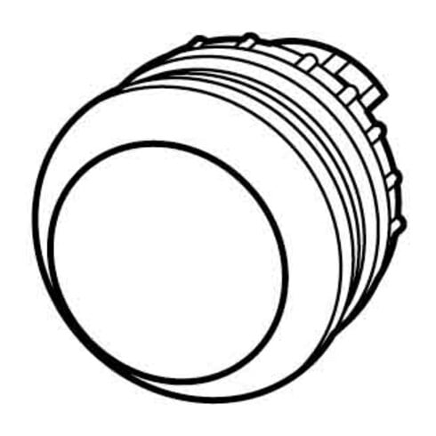 Eaton Leuchtdrucktaste flach, weiss, blanko M22-DRL-W