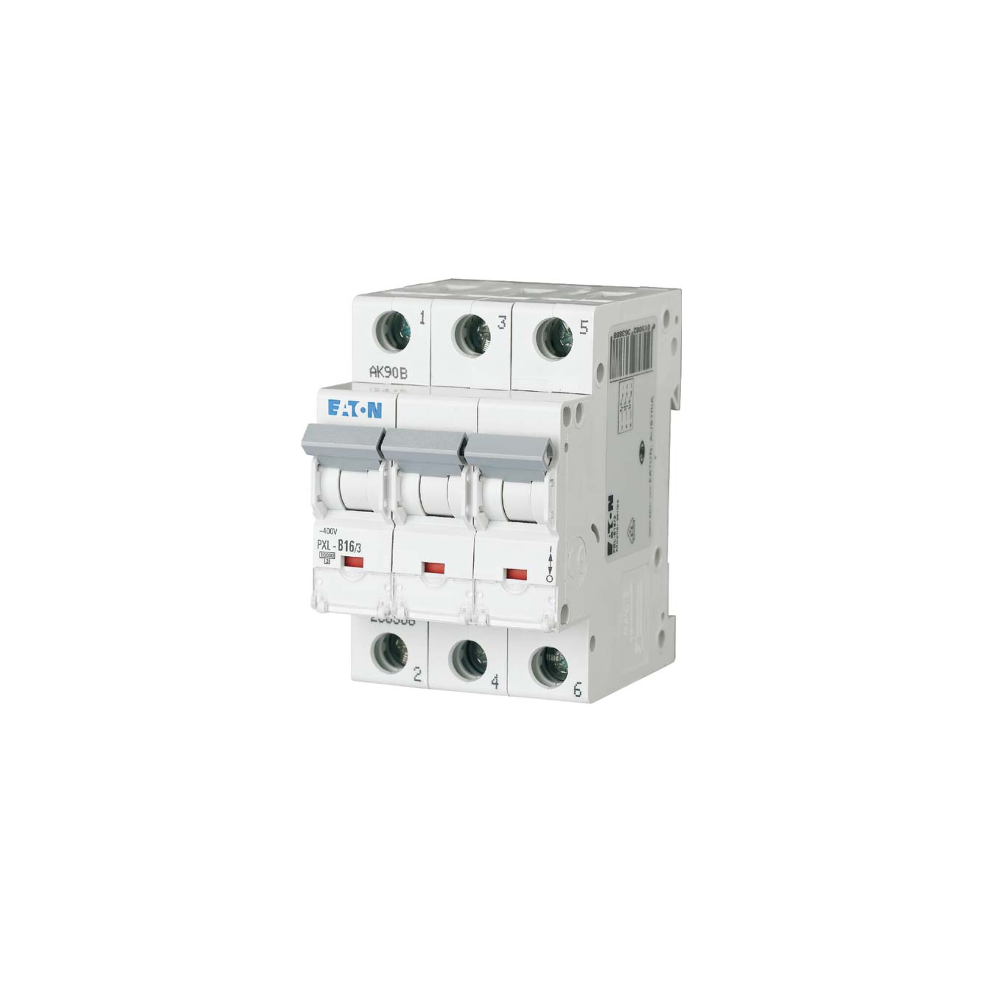 Eaton PXL-B16/3 LS-Schalter B 16A 3p mit Beschriftung, 236388