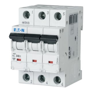Eaton LS-Schalter m.Beschrift. B 40A, 3p PXL-B40/3