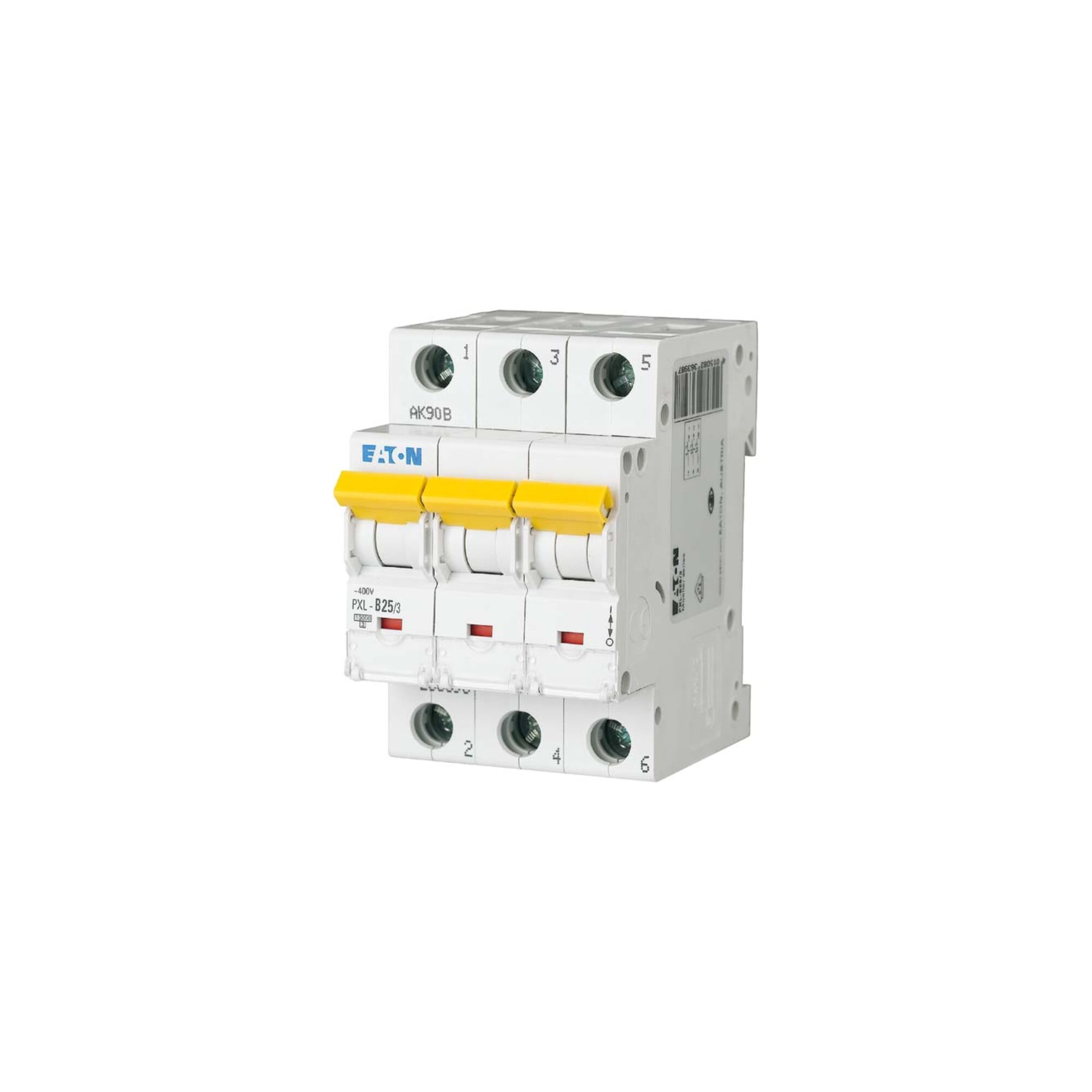 Eaton LS-Schalter m.Beschrift. C 25A, 3p PXL-C25/3