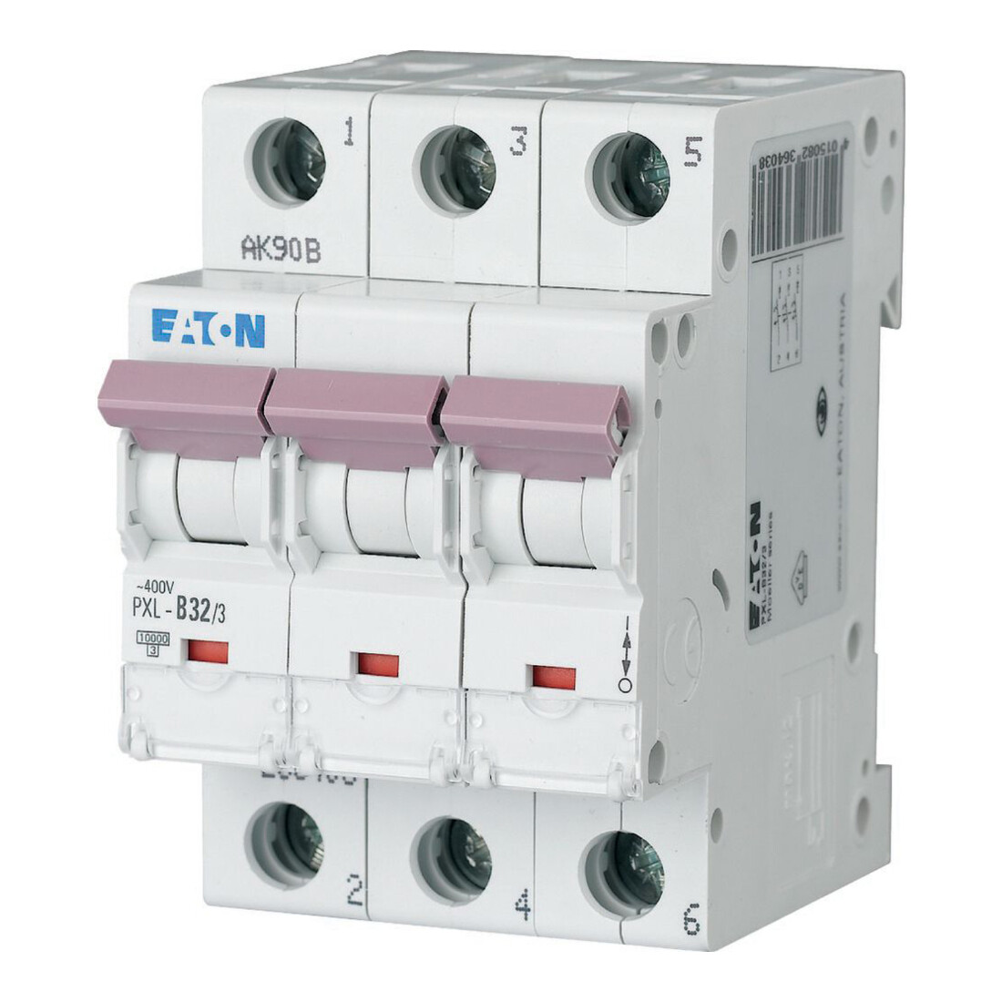 Eaton LS-Schalter m.Beschrift. C 32A, 3p PXL-C32/3
