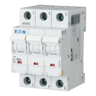 Eaton LS-Schalter m.Beschrift. C 50A, 3p PXL-C50/3