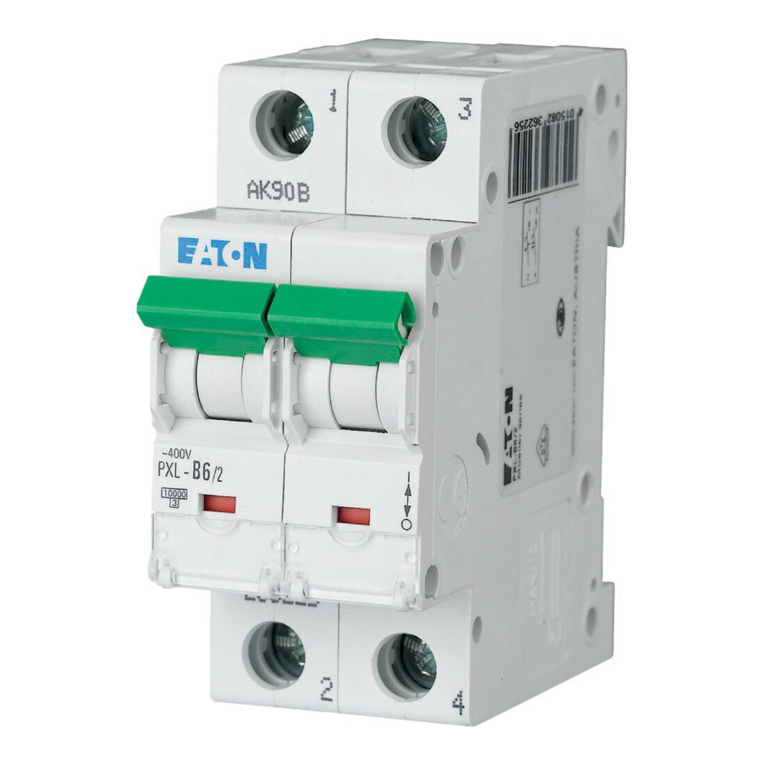 Eaton LS-Schalter m.Beschrift. C 6A, 2p PXL-C6/2