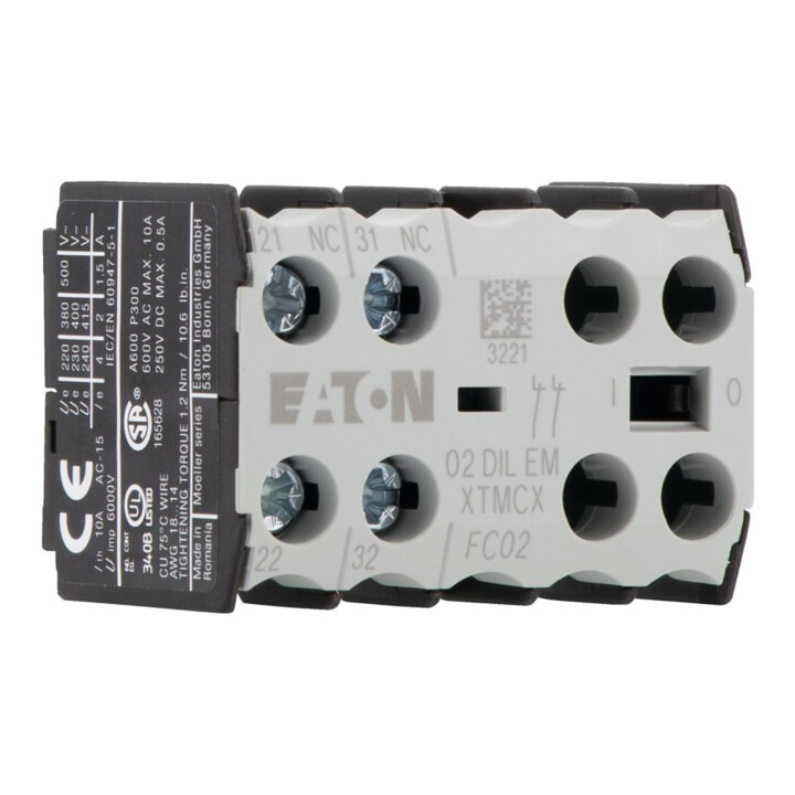 Eaton Module de contact auxiliaire 3S+1O, montage central 31DILE