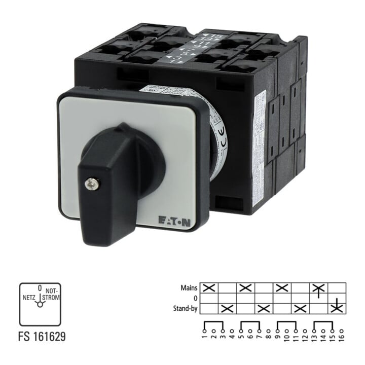 Eaton Netz/Notstrom-Umschalter E T3-4-8902/E